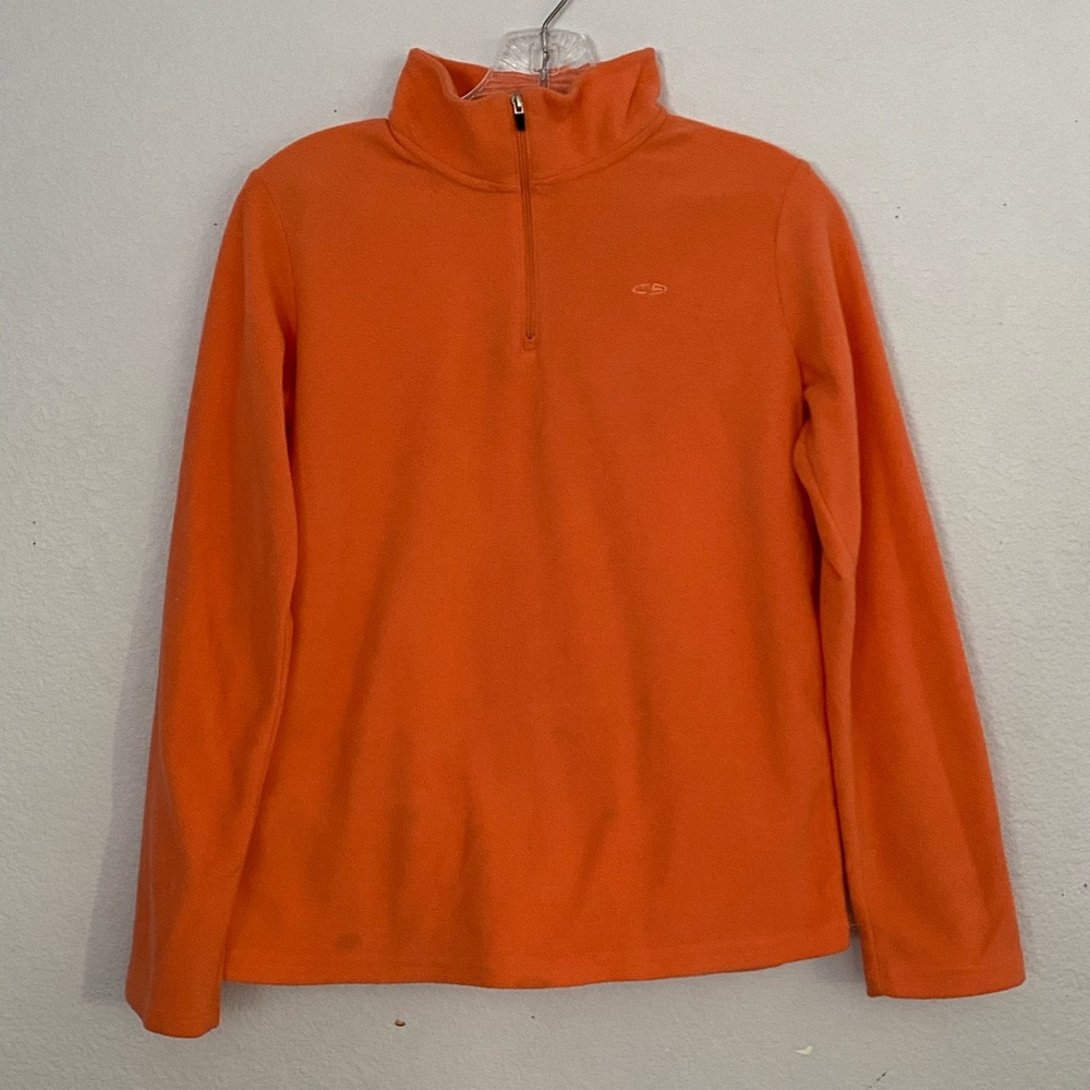 Orange Light Fleece Jacket